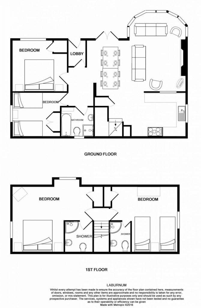Detailed drawing of the floorplan at Laburnum at Bosinver.